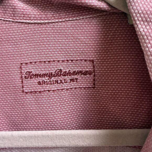 Tommy Bahama 100% Silk Lei Riveria Hawaiian Shirt PINK Men's Size 3XL - Picture 5 of 5